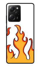 Fired Up – White Poco X5 Pro 5G Glass Case