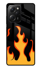 Fired Up – Black Poco X5 Pro 5G Glass Case