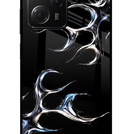 Chrome Tribal Poco X5 Pro 5G Glass Case
