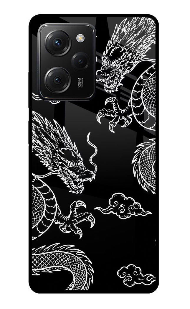 Twin Dragons Poco X5 Pro 5G Glass Case