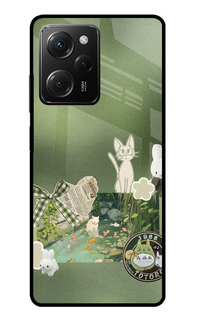 Aesthetic anime Poco X5 Pro 5G Glass Case