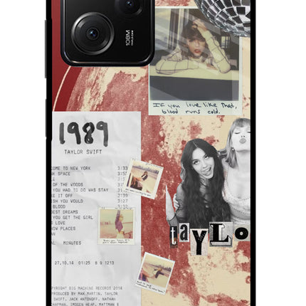 Taylor Swift Poco X5 Pro 5G Glass Case