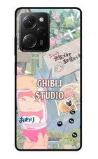 Studio Ghibli Poco X5 Pro 5G Glass Case