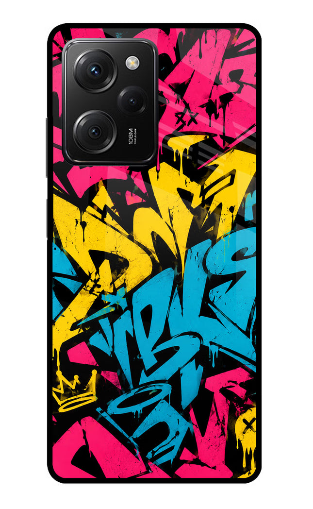 Graffiti Vibe Poco X5 Pro 5G Glass Case