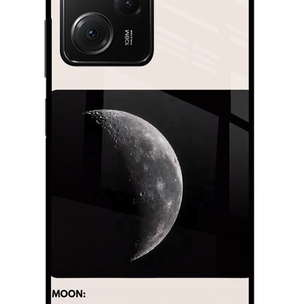 Moon Phase Poco X5 Pro 5G Glass Case