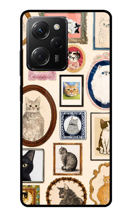 Mirror Cats Poco X5 Pro 5G Glass Case