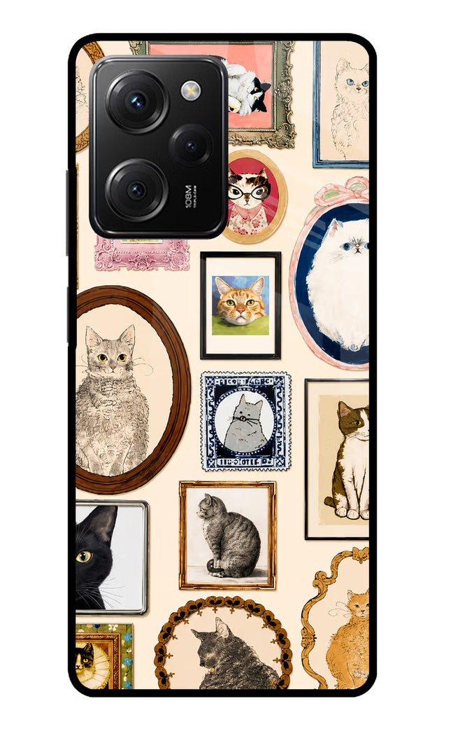 Mirror Cats Poco X5 Pro 5G Glass Case