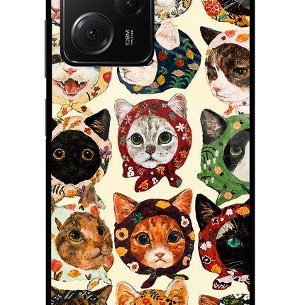 Cool Cat Poco X5 Pro 5G Glass Case