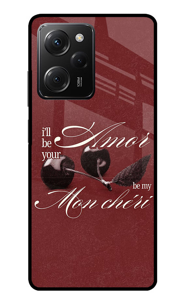Velvet Cherry Poco X5 Pro 5G Glass Case