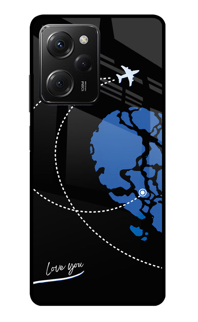 Love Orbit Poco X5 Pro 5G Glass Case