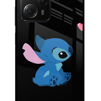 Stitch Crush Poco X5 Pro 5G Glass Case