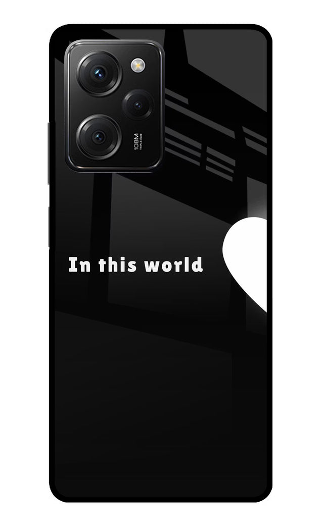 This World Poco X5 Pro 5G Glass Case