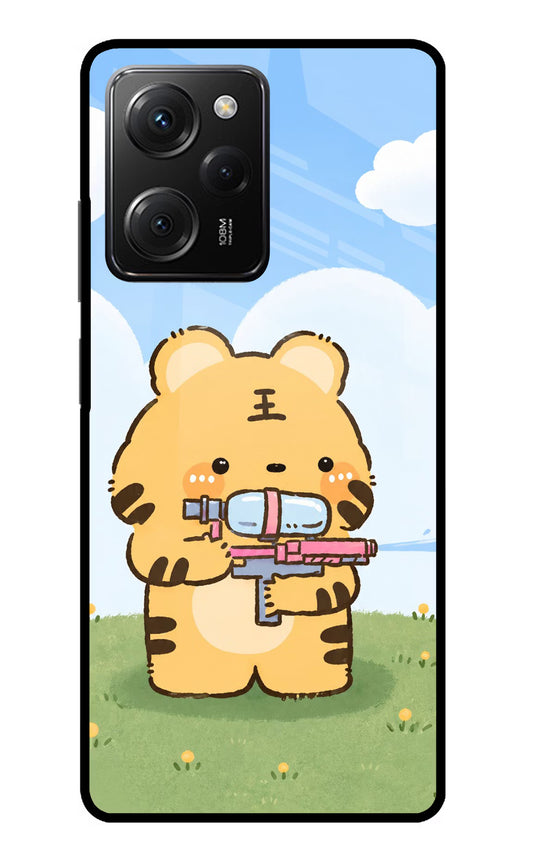 Tiger Treat Poco X5 Pro 5G Glass Case