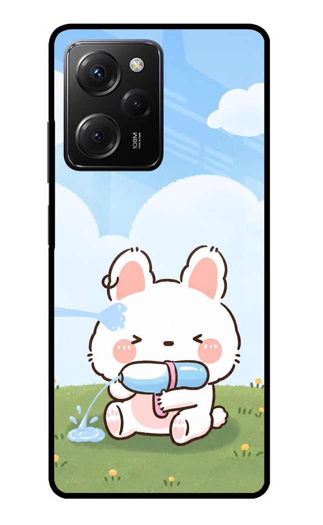 Bunny Treat Poco X5 Pro 5G Glass Case