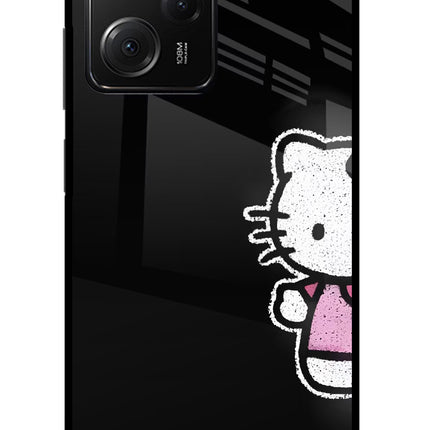 Kitty Charm Poco X5 Pro 5G Glass Case