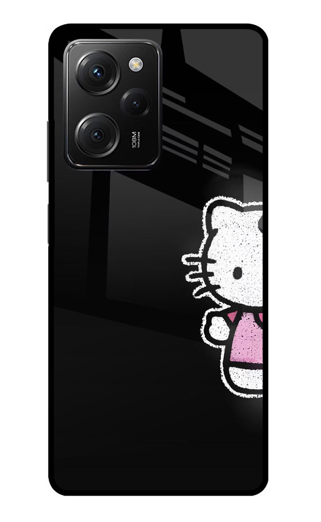 Kitty Charm Poco X5 Pro 5G Glass Case