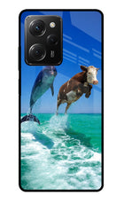 Dolphin vs Cow Poco X5 Pro 5G Glass Case