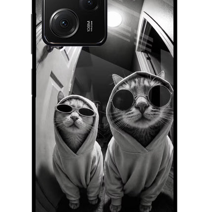 Hood Cats Poco X5 Pro 5G Glass Case