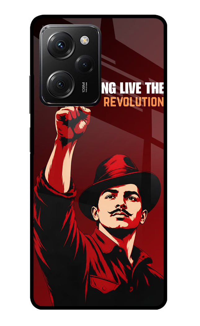 Bhagat Singh Revolution Poco X5 Pro 5G Glass Case