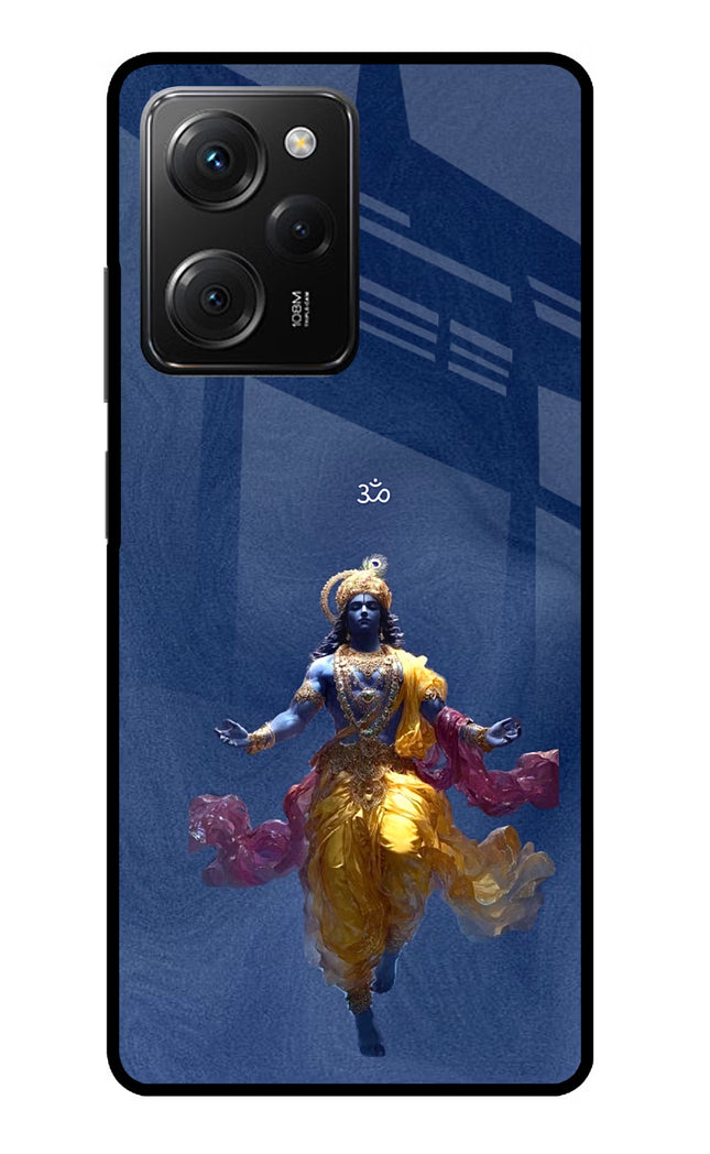 Cosmic Krishna Poco X5 Pro 5G Glass Case
