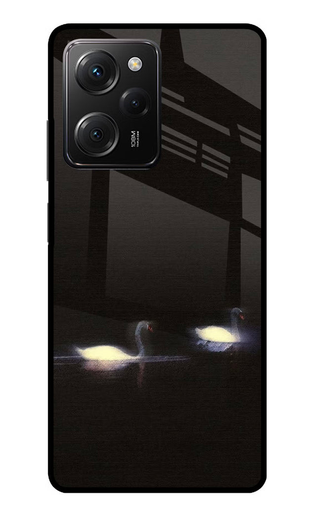Silent Swans Poco X5 Pro 5G Glass Case