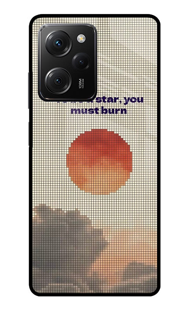 Pixel Sun Poco X5 Pro 5G Glass Case