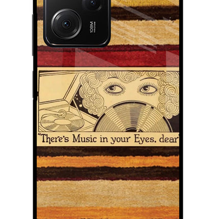 Vinyl Stripes Poco X5 Pro 5G Glass Case
