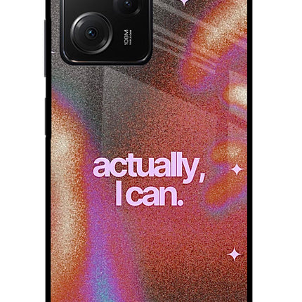 Pink Aura Poco X5 Pro 5G Glass Case
