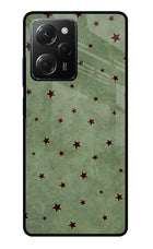 Green Stars Poco X5 Pro 5G Glass Case