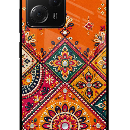 Kutch Glow Poco X5 Pro 5G Glass Case