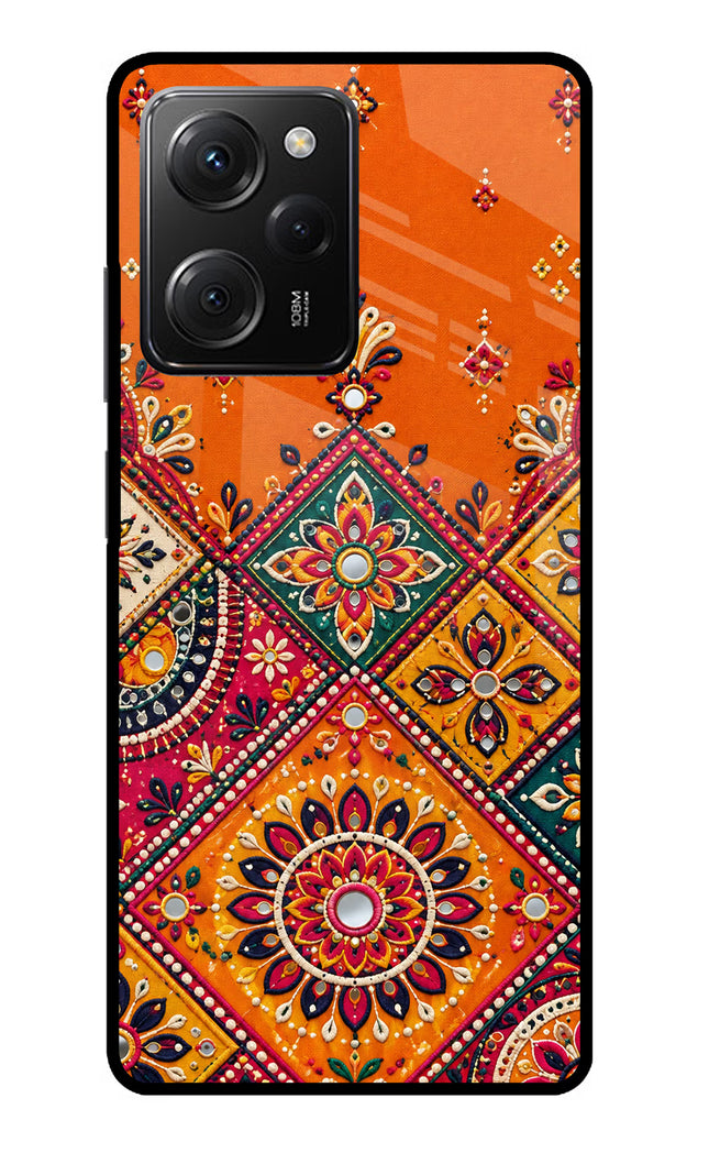 Kutch Glow Poco X5 Pro 5G Glass Case