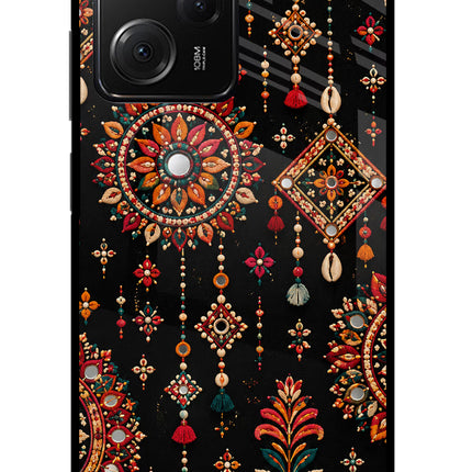 Boho Noir Poco X5 Pro 5G Glass Case