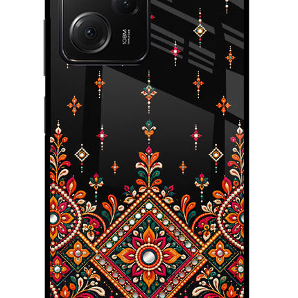 Noir Mehfil Poco X5 Pro 5G Glass Case
