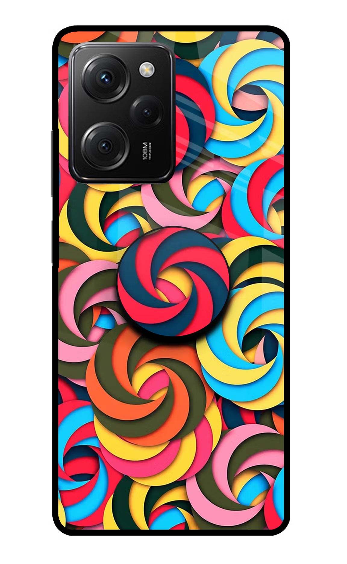 Spiral Pattern Poco X5 Pro 5G Pop Case by Casekaro