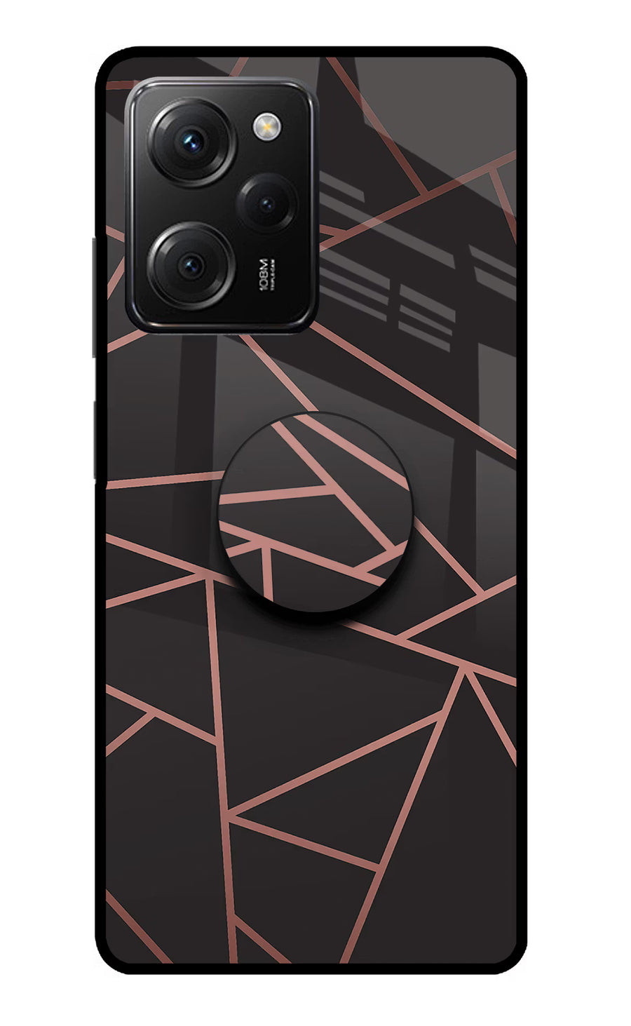 Geometric Pattern Poco X5 Pro 5G Pop Case, Glass case