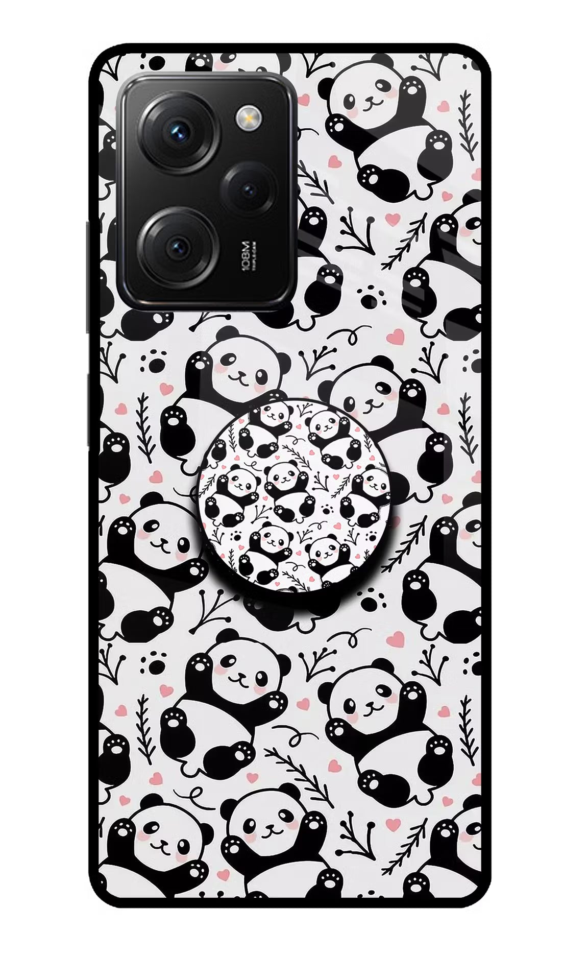 Cute Panda Poco X5 Pro 5G Pop Case by Casekaro