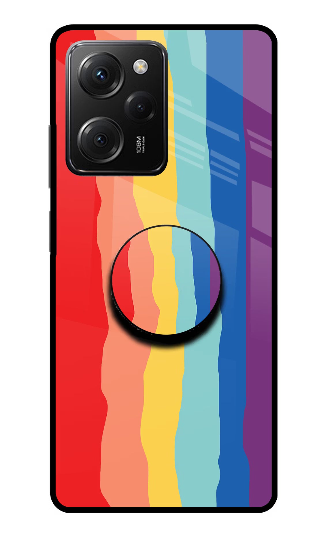 Rainbow Poco X5 Pro 5G Pop Case by Casekaro