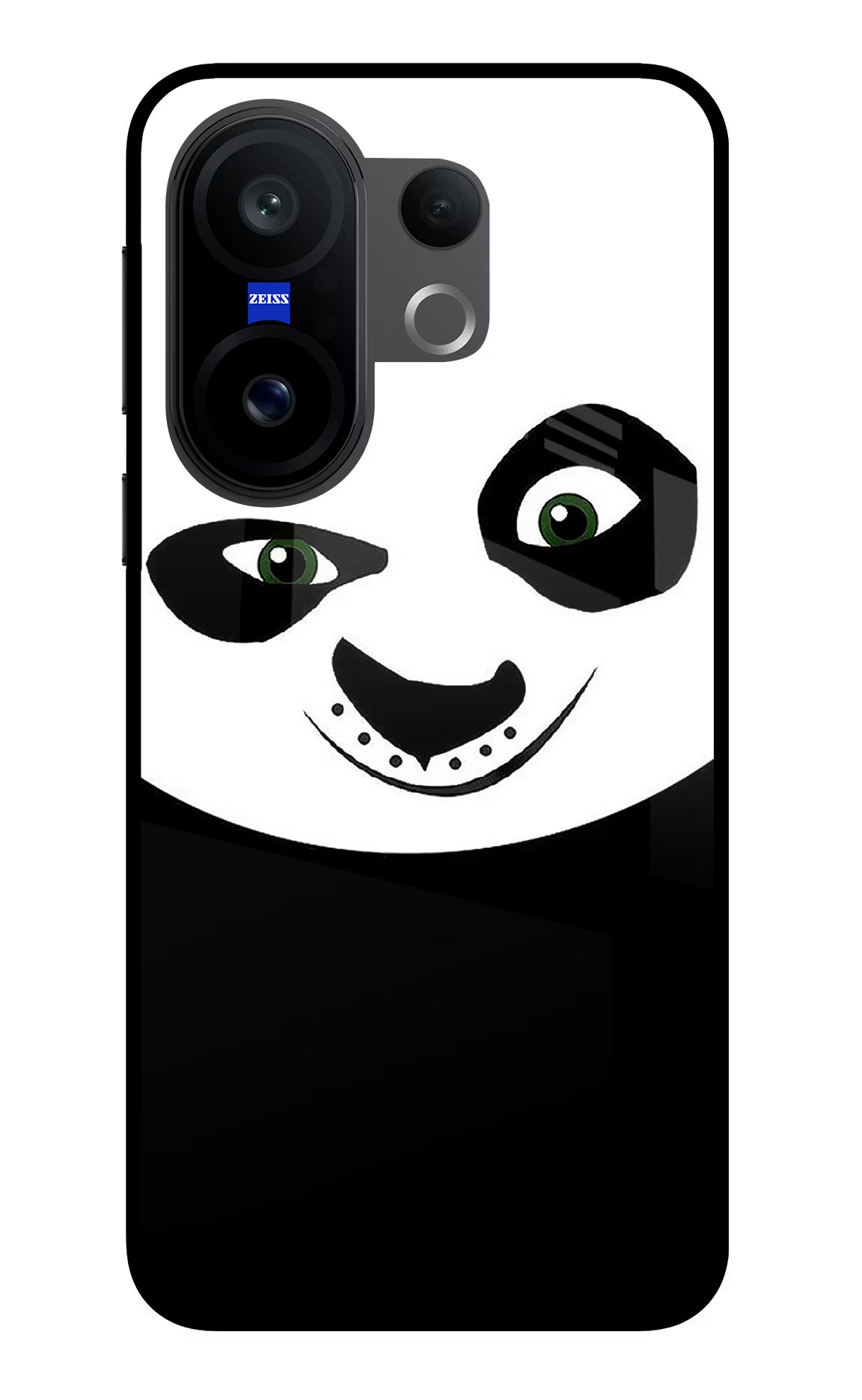 Panda Vivo X200 FE Glass Case Back Cover by Casekaro