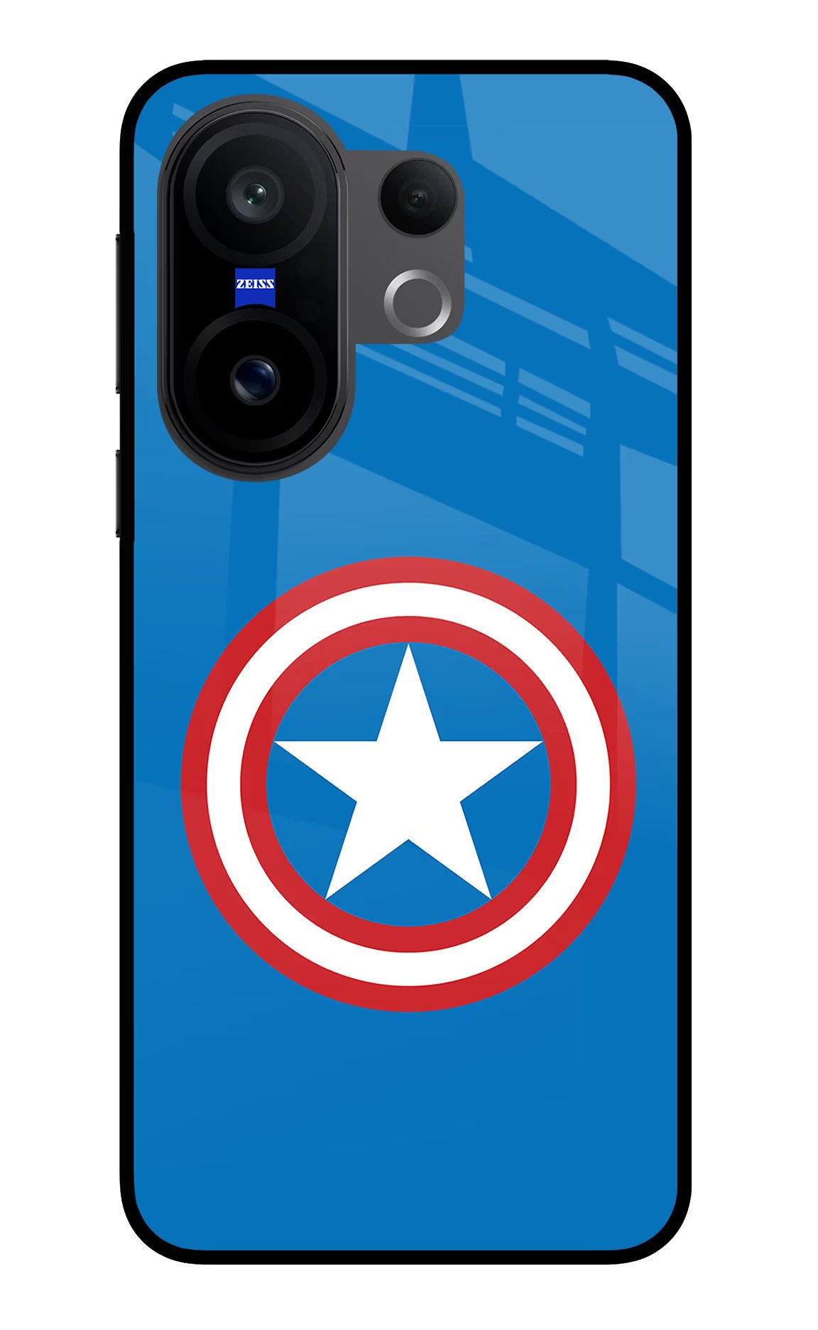 Captain America Logo Vivo X200 FE Glass Case