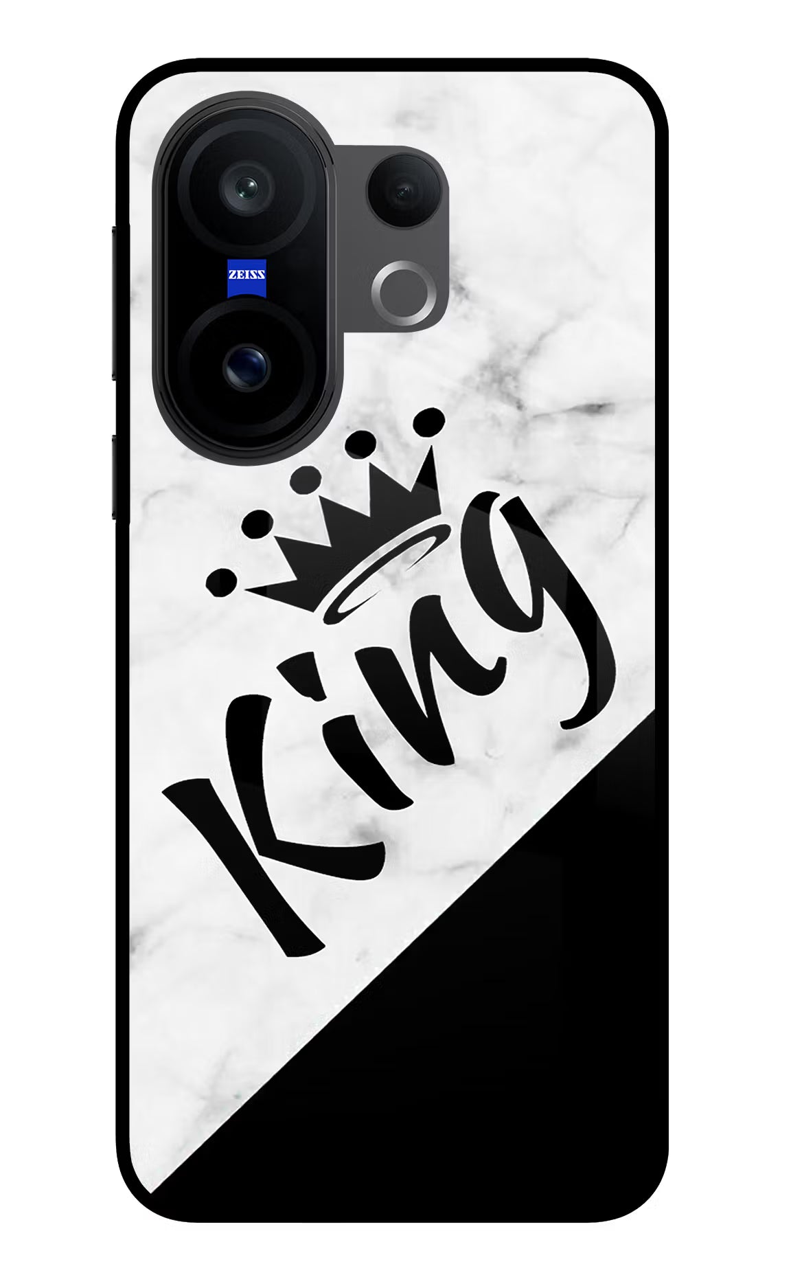 King Vivo X200 FE Glass Case Back Cover by Casekaro