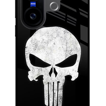 Punisher Skull Vivo X200 FE Glass Case