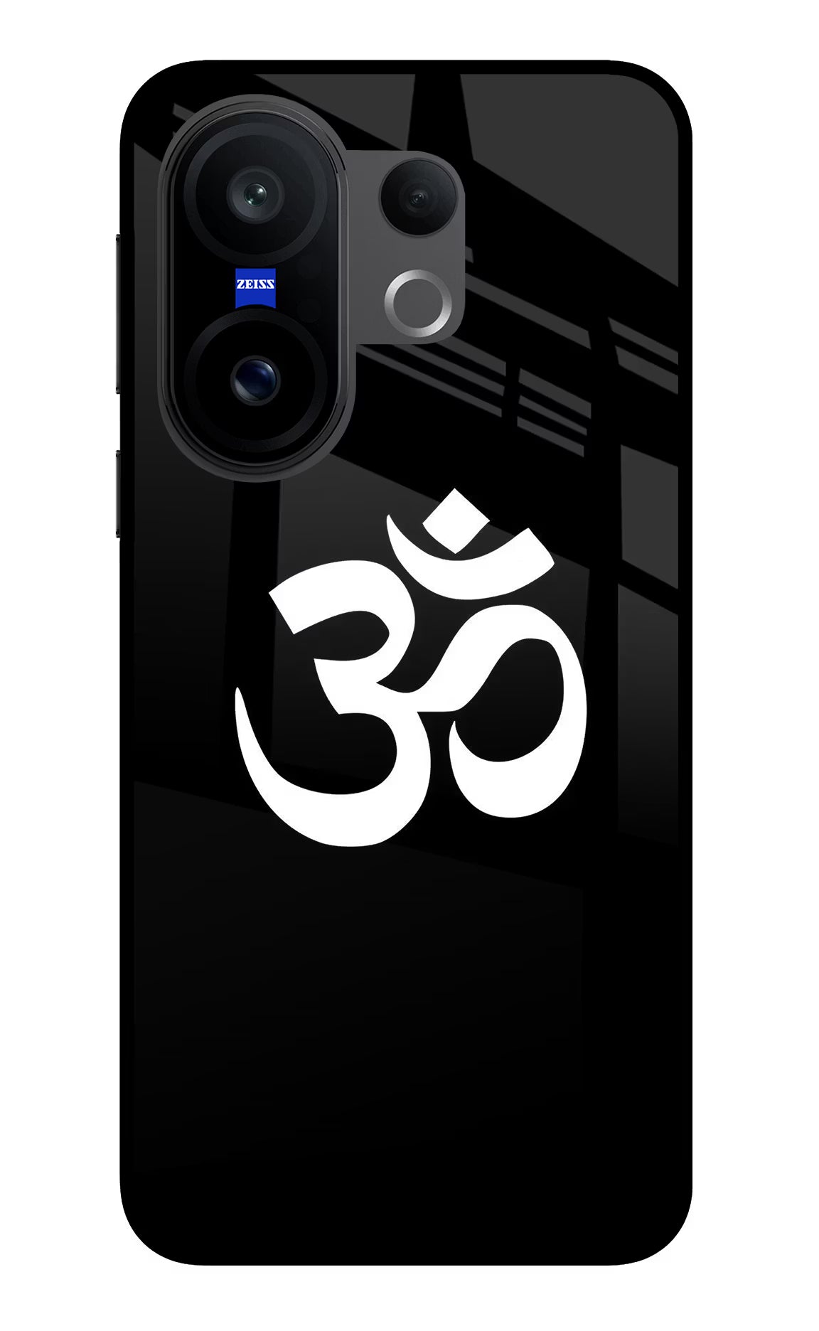 Om Vivo X200 FE Glass Case Back Cover by Casekaro