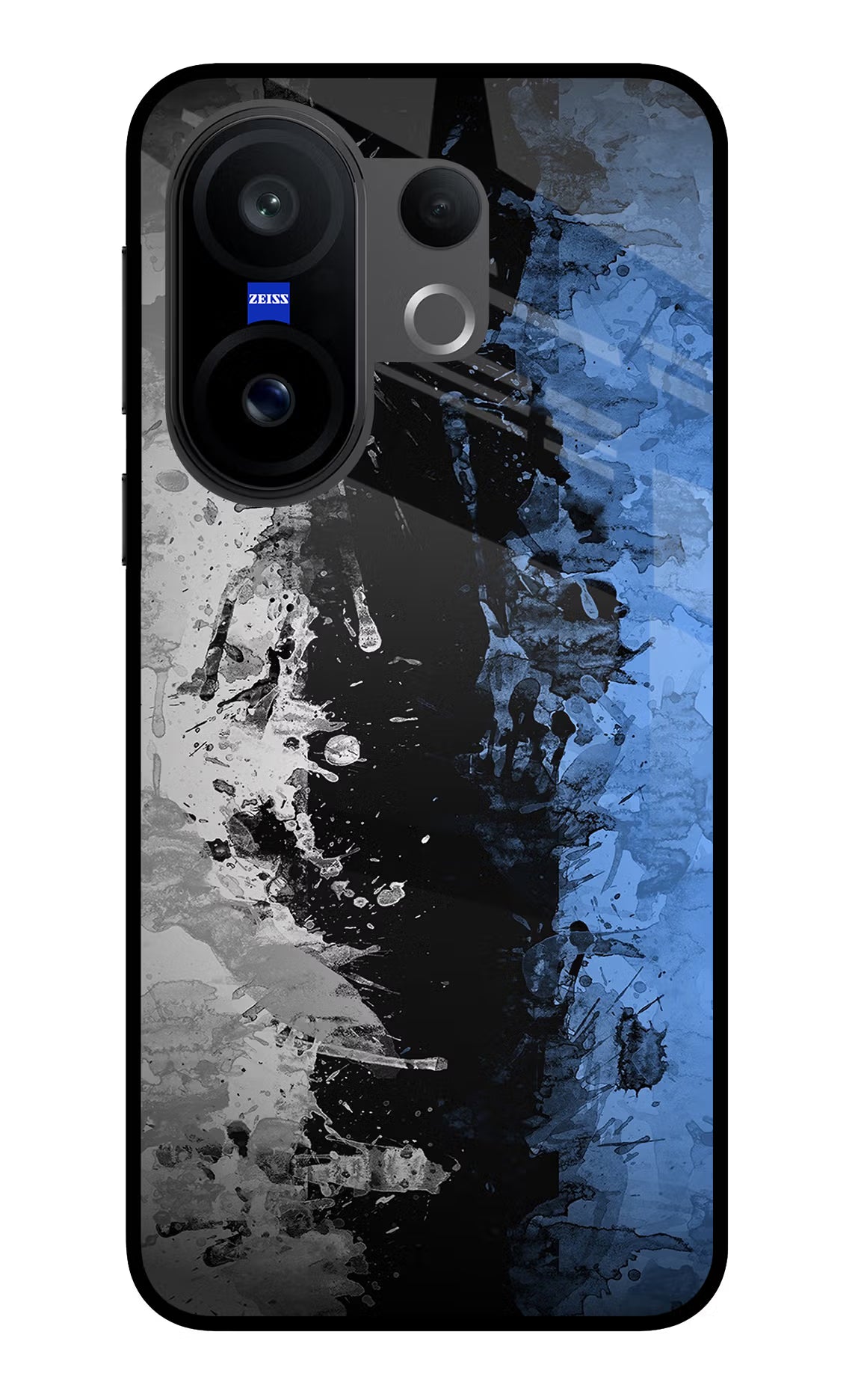 Artistic Design Vivo X200 FE Glass Case Back Cover by Casekaro