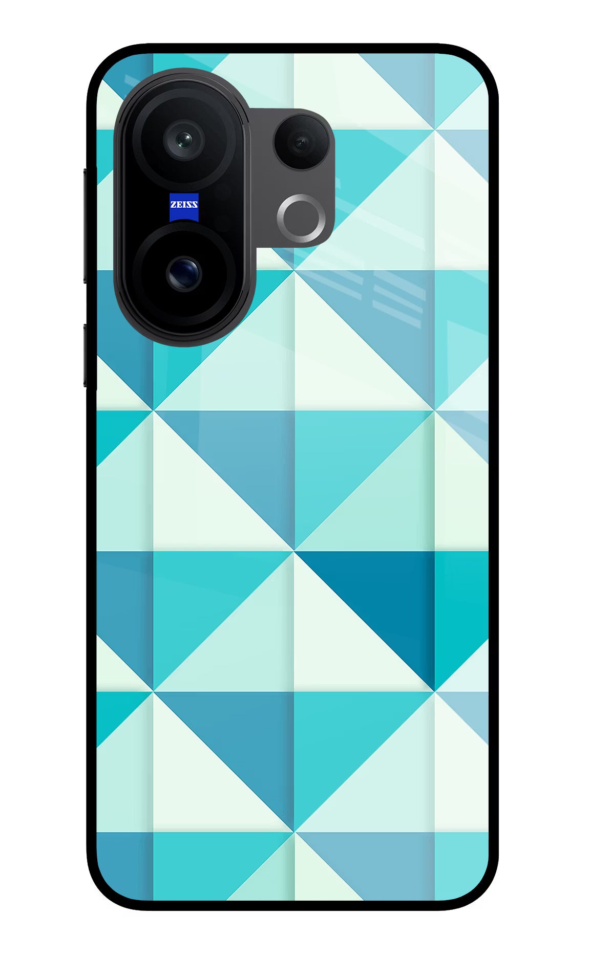 Abstract Vivo X200 FE Glass Case Back Cover by Casekaro