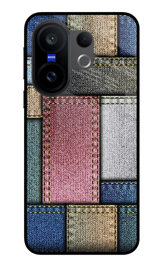 Multicolor Jeans Vivo X200 FE Glass Case