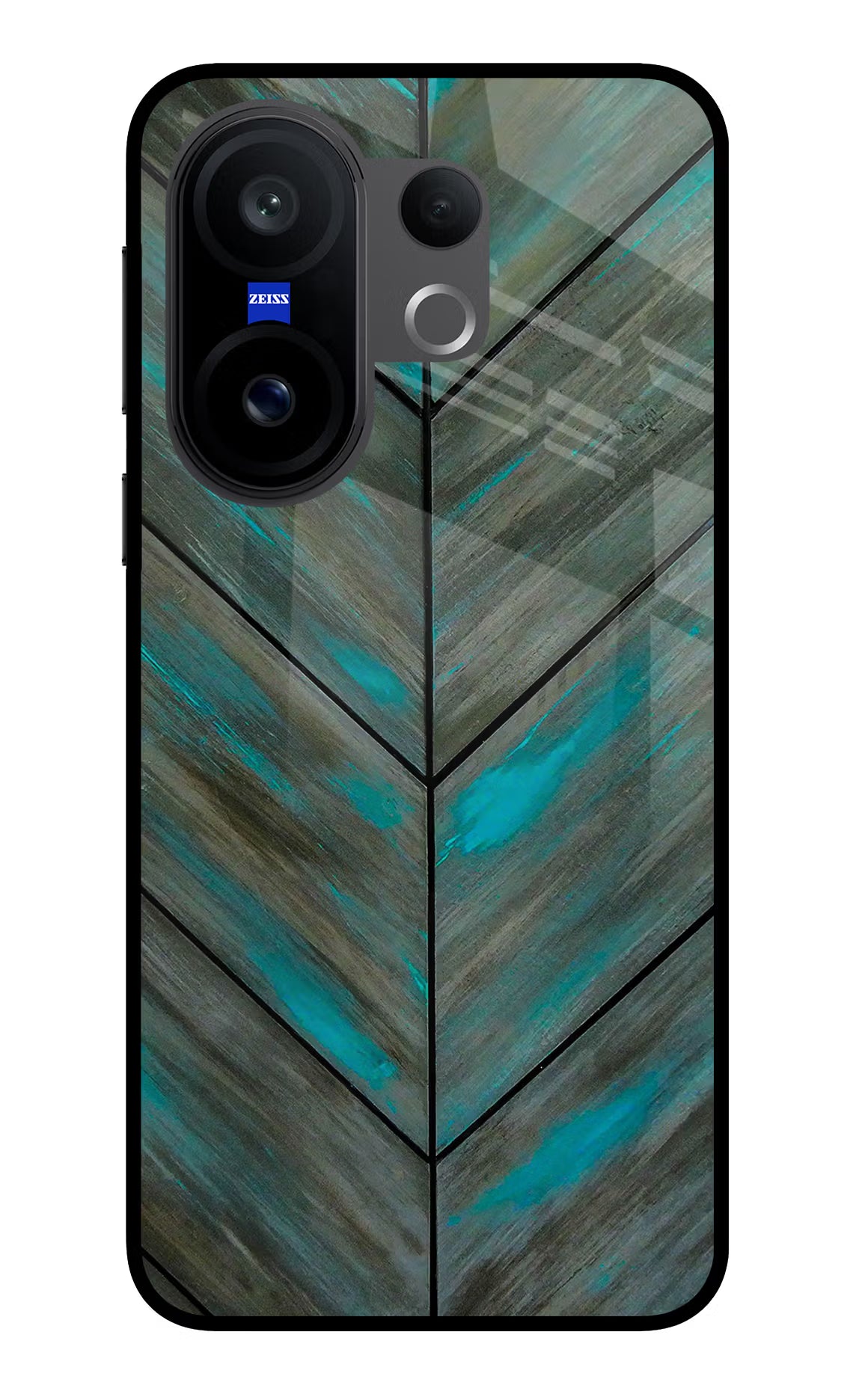 Pattern Vivo X200 FE Glass Case Back Cover by Casekaro