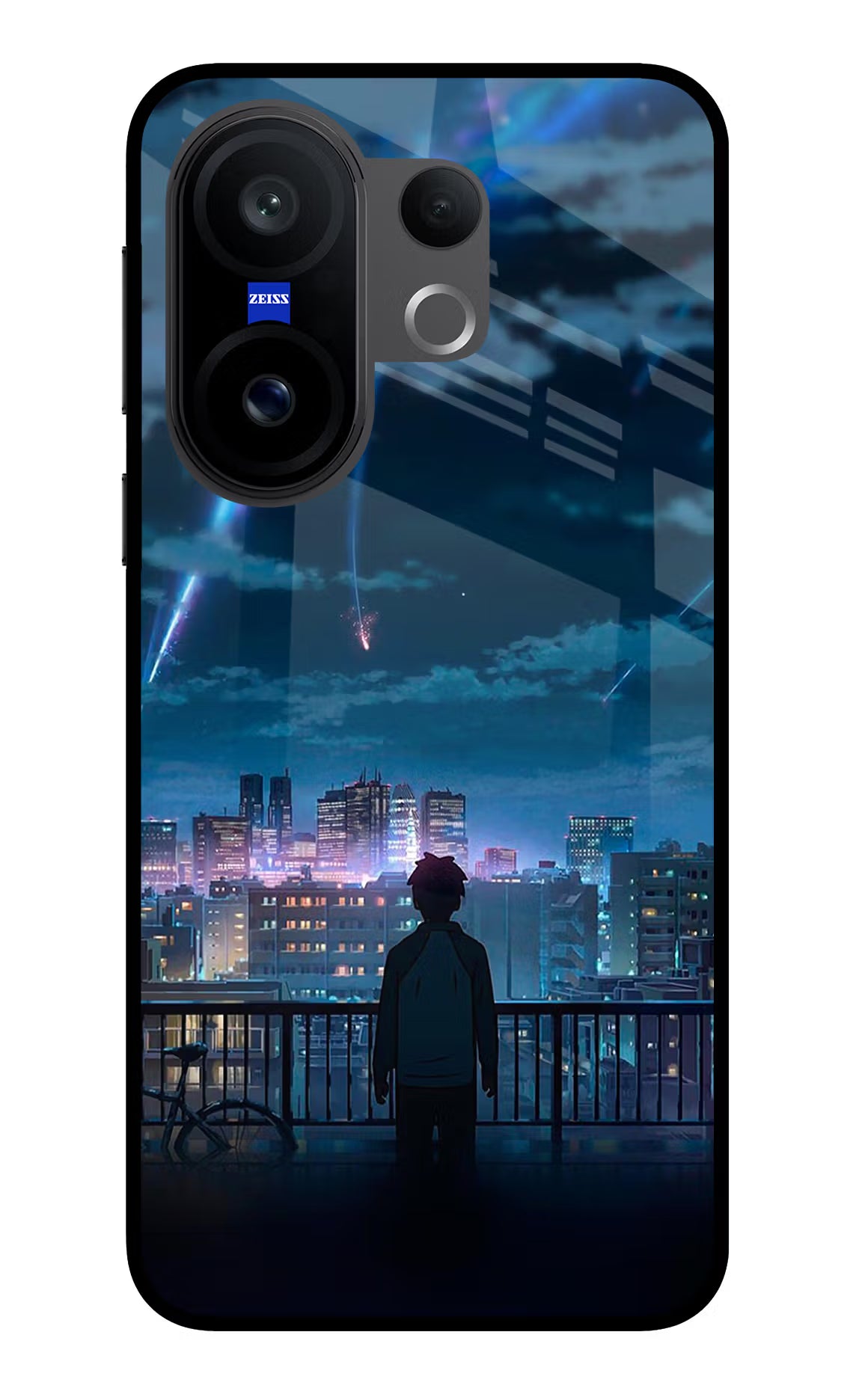 Anime Vivo X200 FE Glass Case Back Cover by Casekaro
