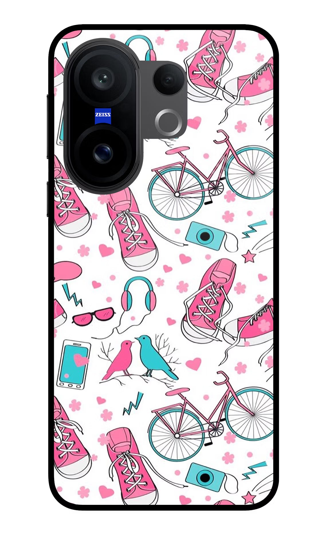 Artwork Vivo X200 FE Glass Case Back Cover by Casekaro