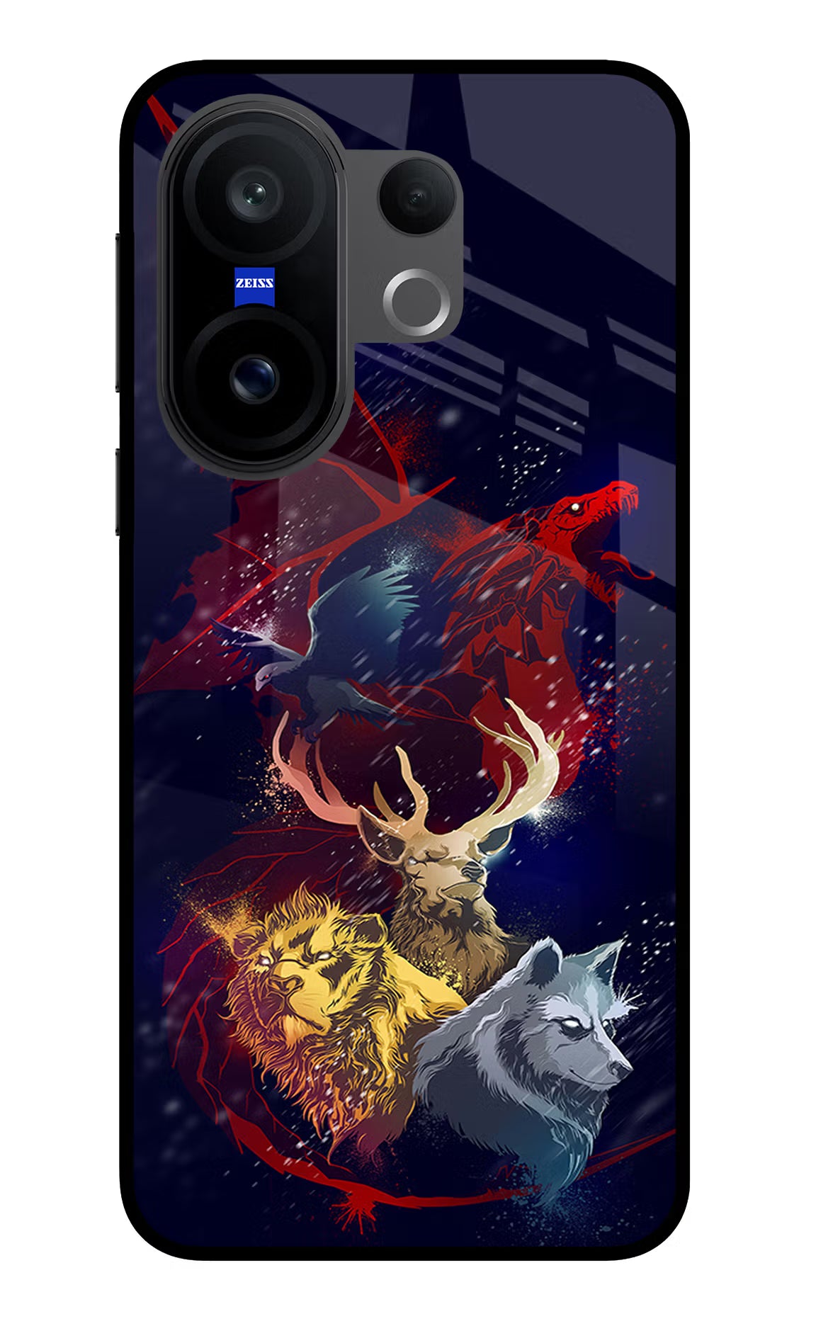 Game Of Thrones Vivo X200 FE Glass Case Back Cover by Casekaro
