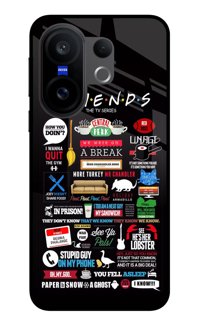 FRIENDS Vivo X200 FE Glass Case